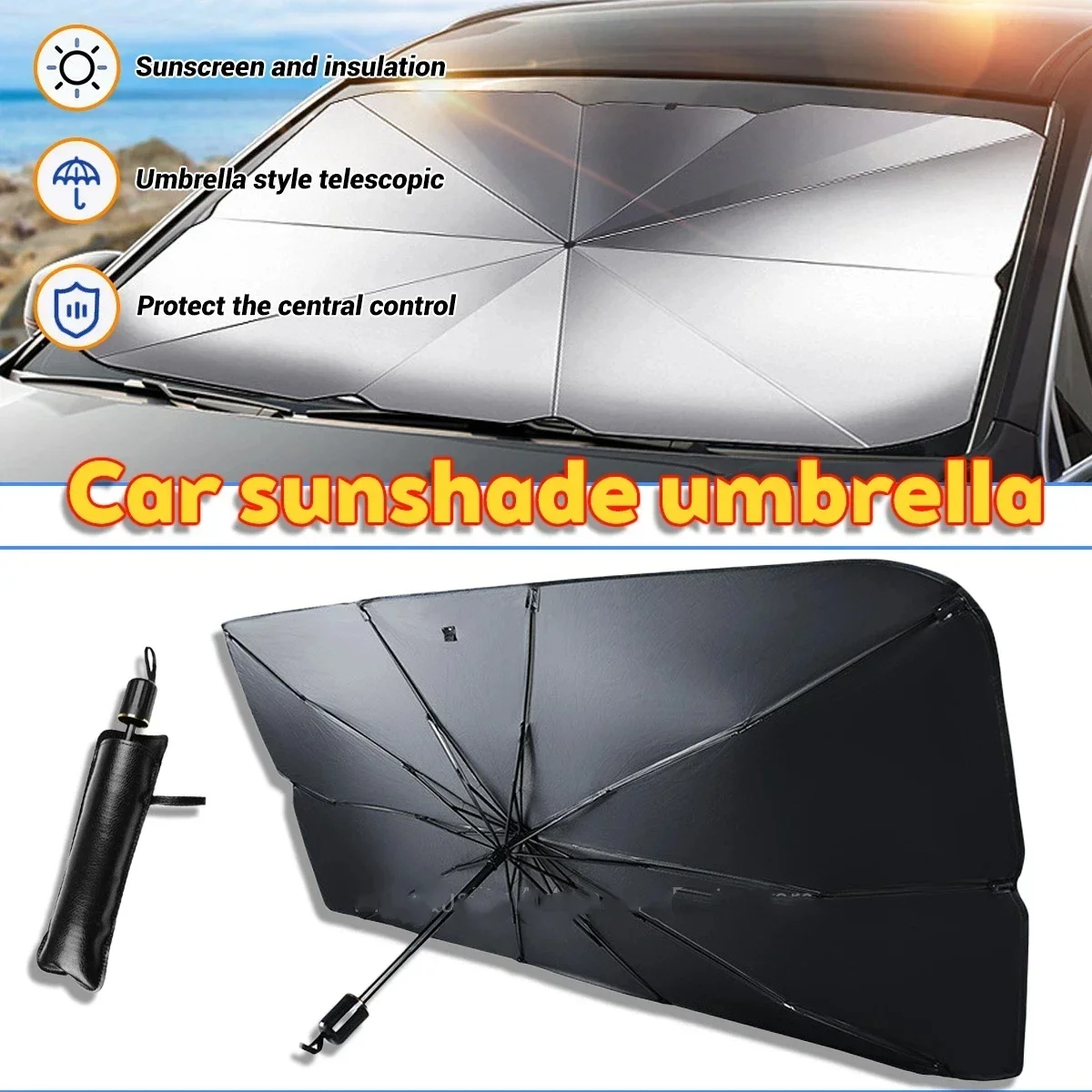 Car Umbrella Sunshade Windshie - огляд і ціна Building Blocks