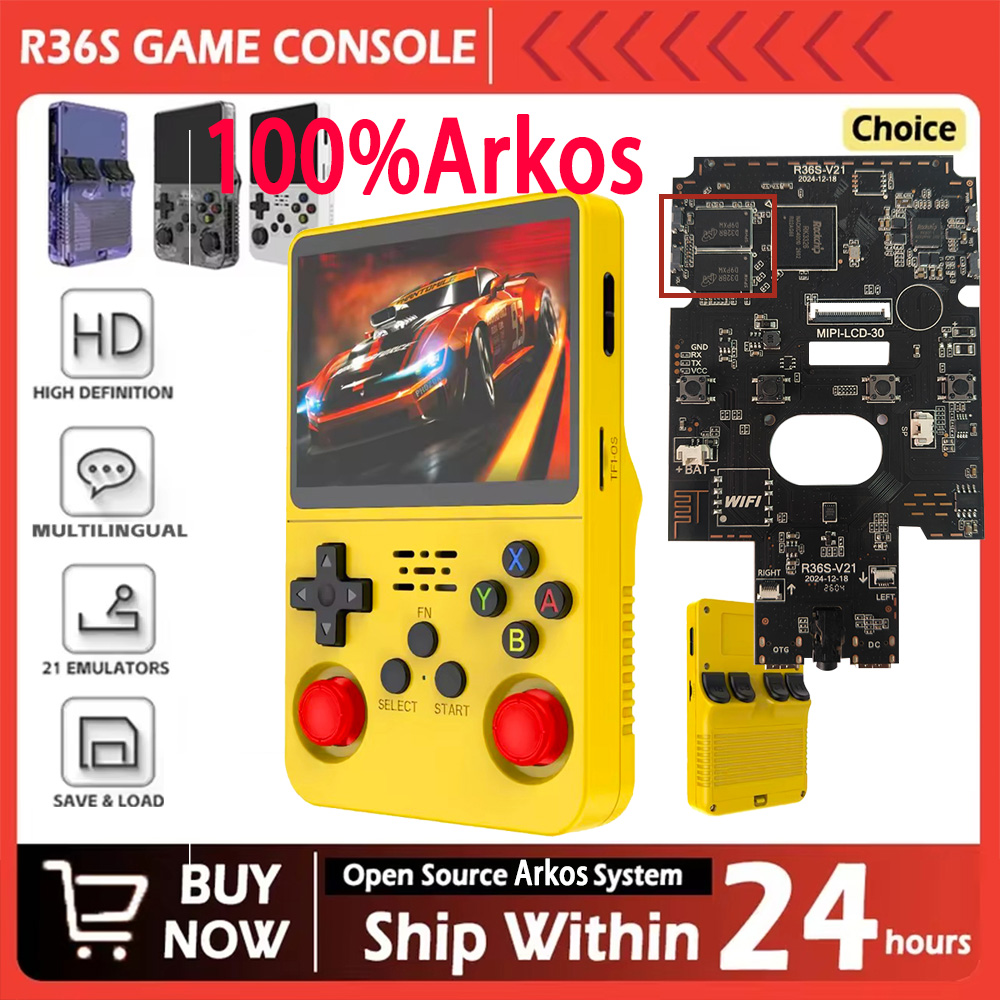 R36S New 100% Arkos System Ret - огляд і ціна Retro Handheld Game Console R36S