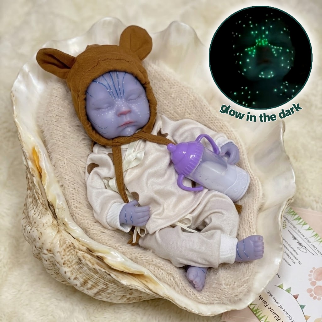 13 Inch Glow in the Dark Rebor - огляд і ціна Reborn Baby Doll Silicone Realistic
